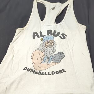 American Apparel White Muscle Tee with Graphic